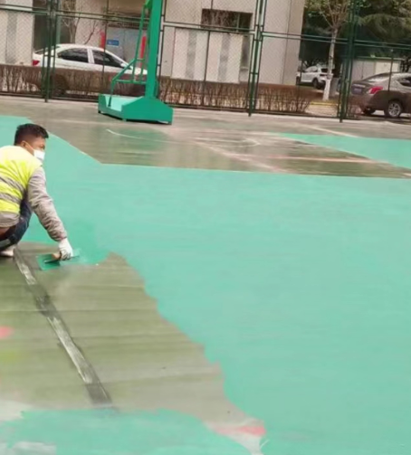 涪陵球场地面翻新